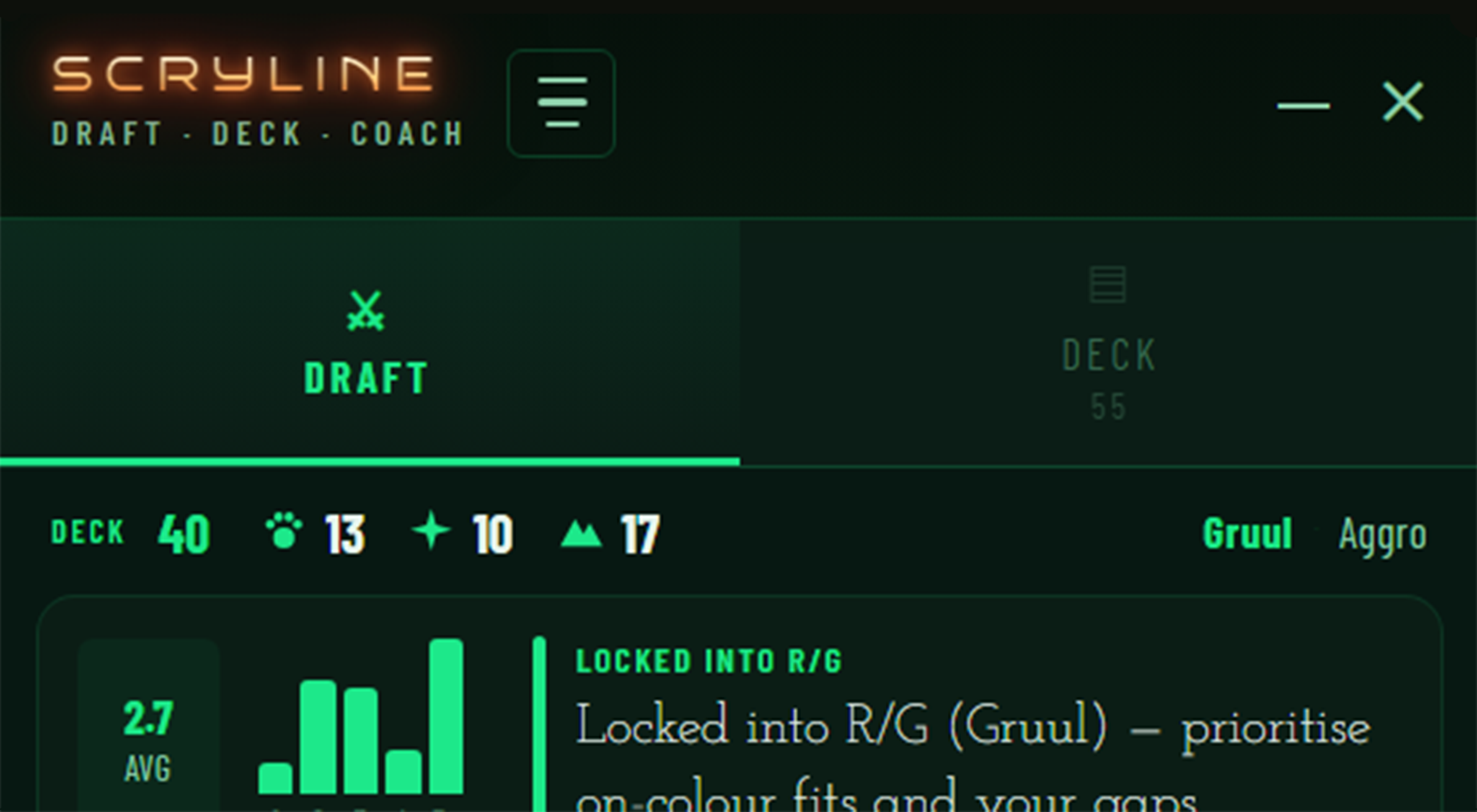 Scryline app screenshot